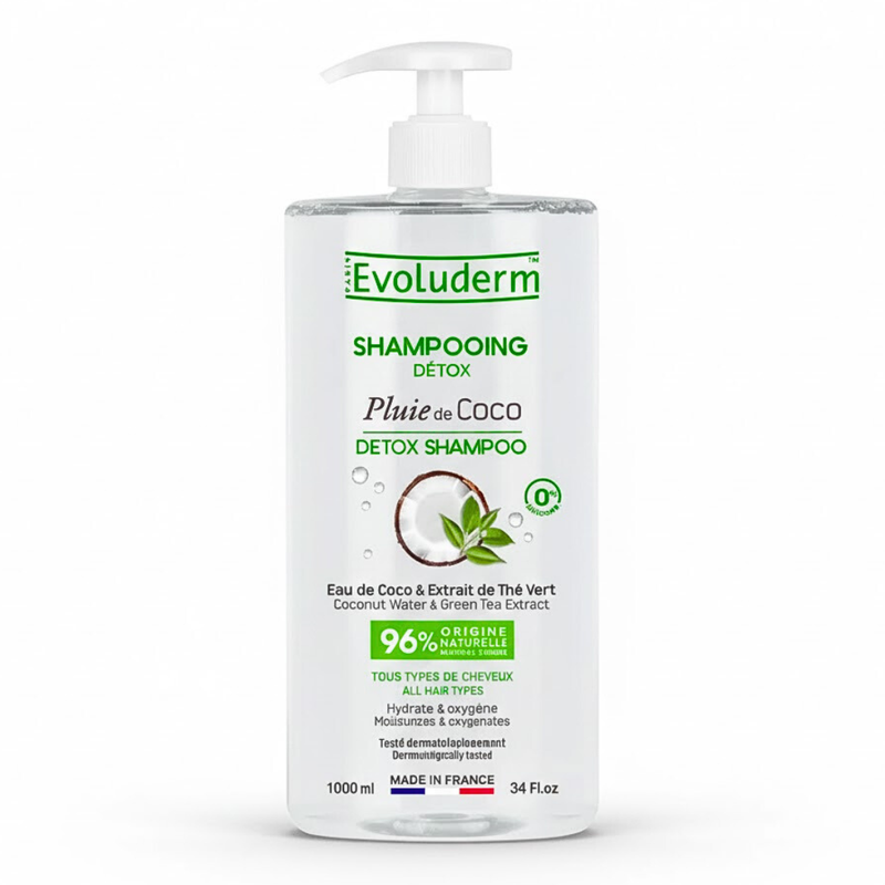 Evoluderm Coconut Rain Shampoo 1L
