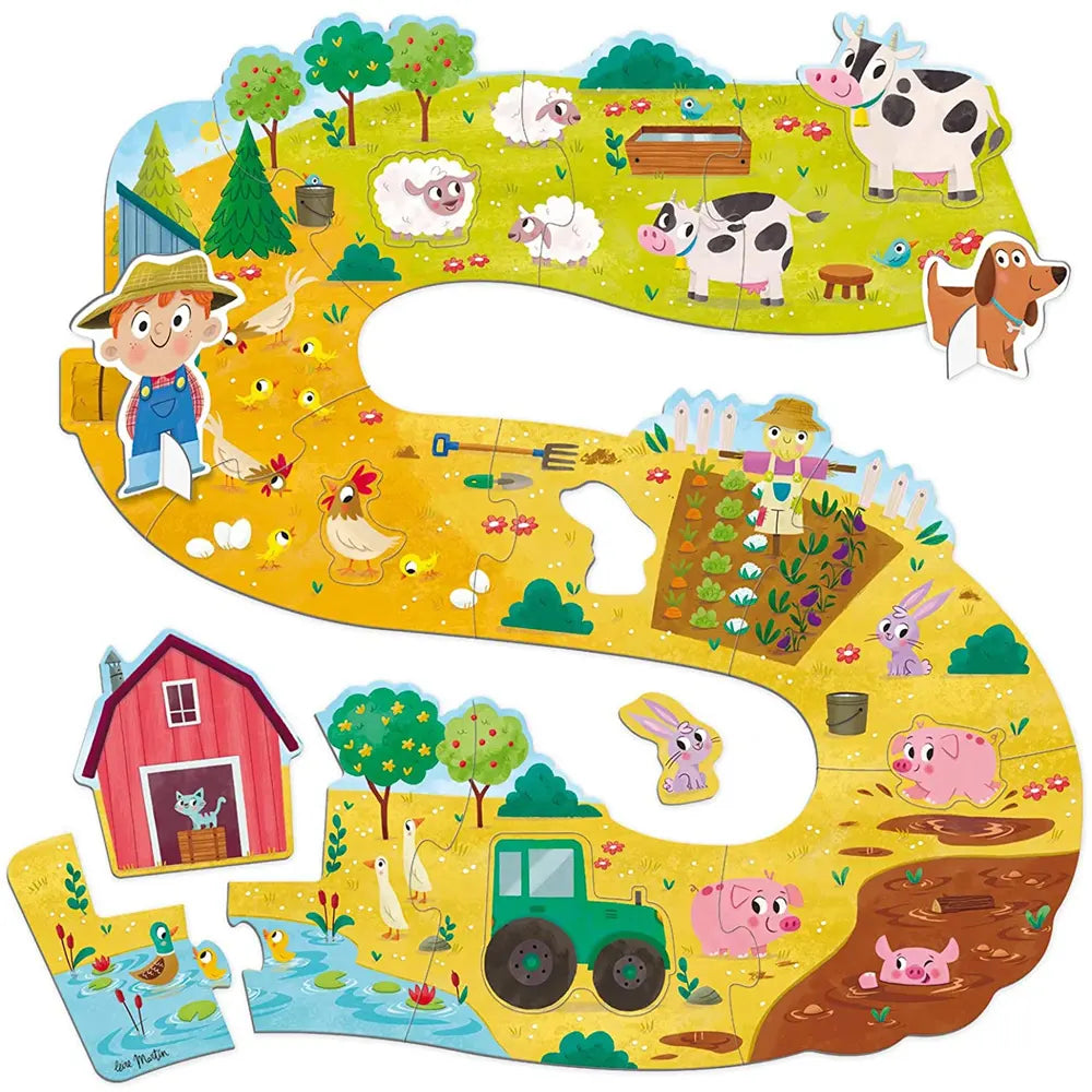Goula Puzzle XXL Ferme 18 Pièces - 2A+