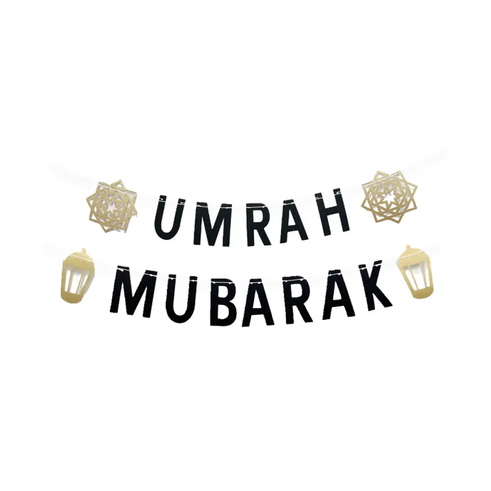 Umrah Mubarak Decorative Garland – 400 cm
