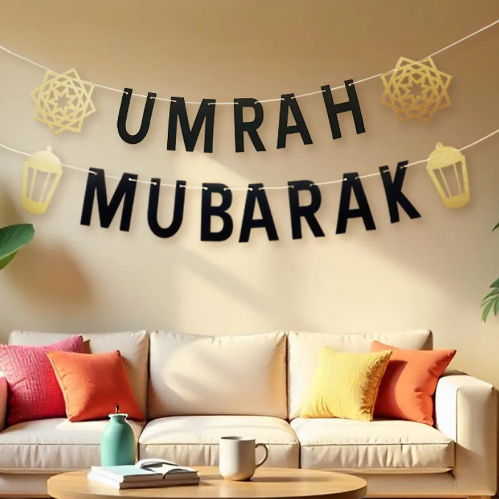 Umrah Mubarak Decorative Garland – 400 cm