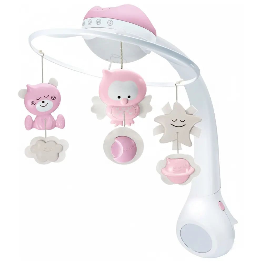 Infantino 3-in-1 Musical Mobile Projector – Pink
