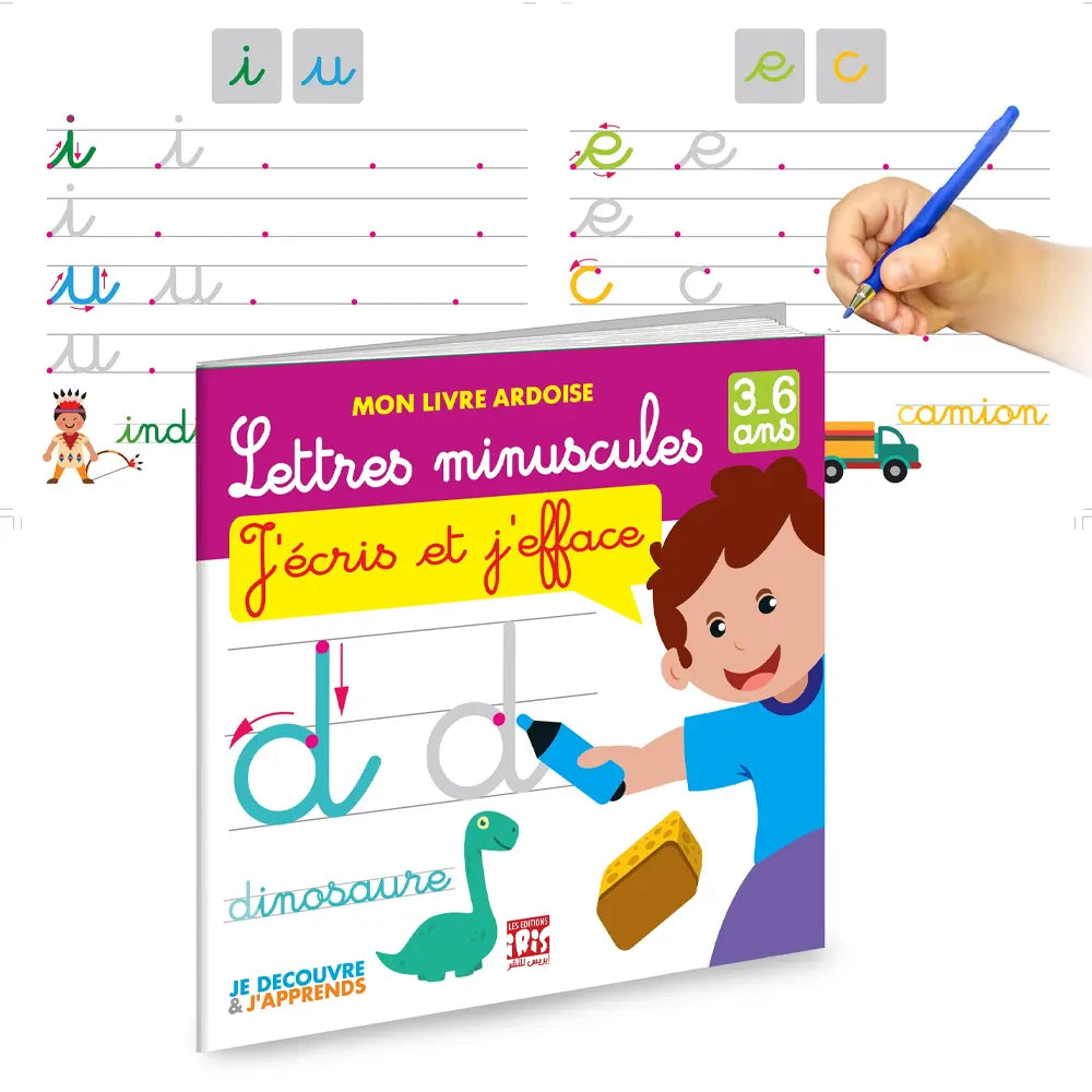 Lowercase Letters – My Wipe-Clean Slate Book - 3-6Y