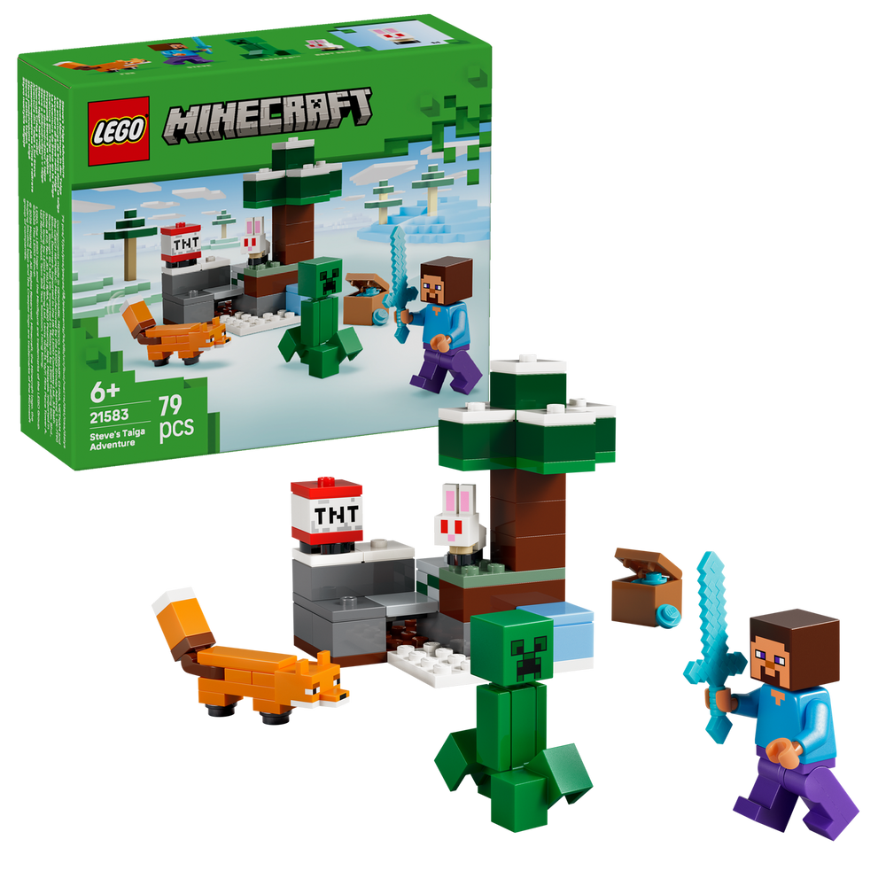 Lego Steve's Taiga Adventure 6A+