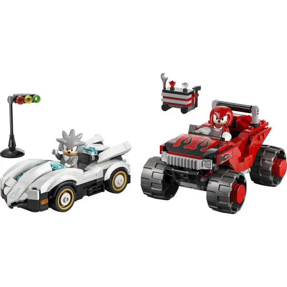 Lego Silver's Car vs. Knuckles' Monster Truck 8A+