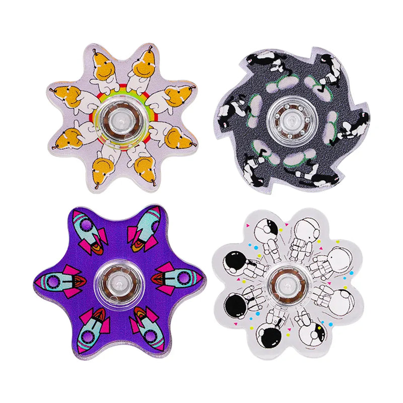Lot de 4 Toupies Anti-stress - 3A+