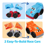 Mattel Mega Bloks Camion de Course et Construction 19 Pièces – 1A+