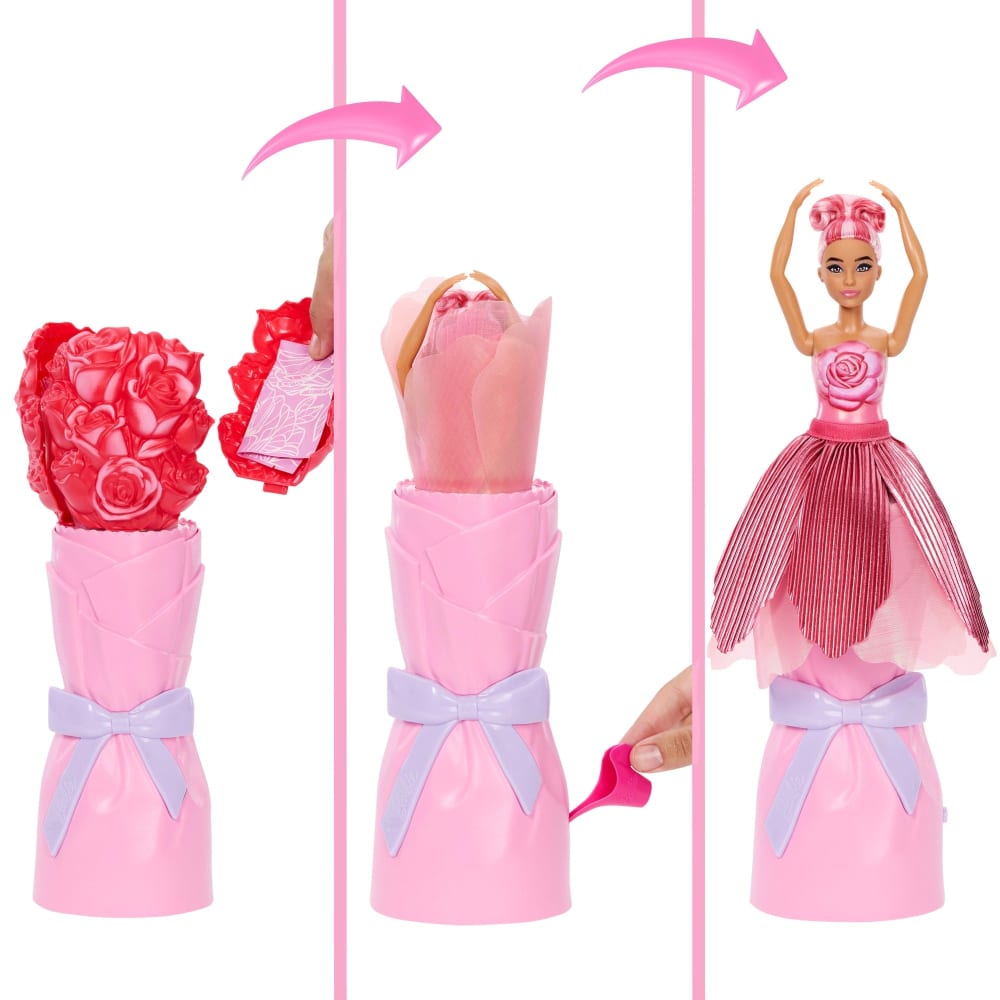 Mattel Barbie Petal Pop Poupée Parfumée Rose – 3A+