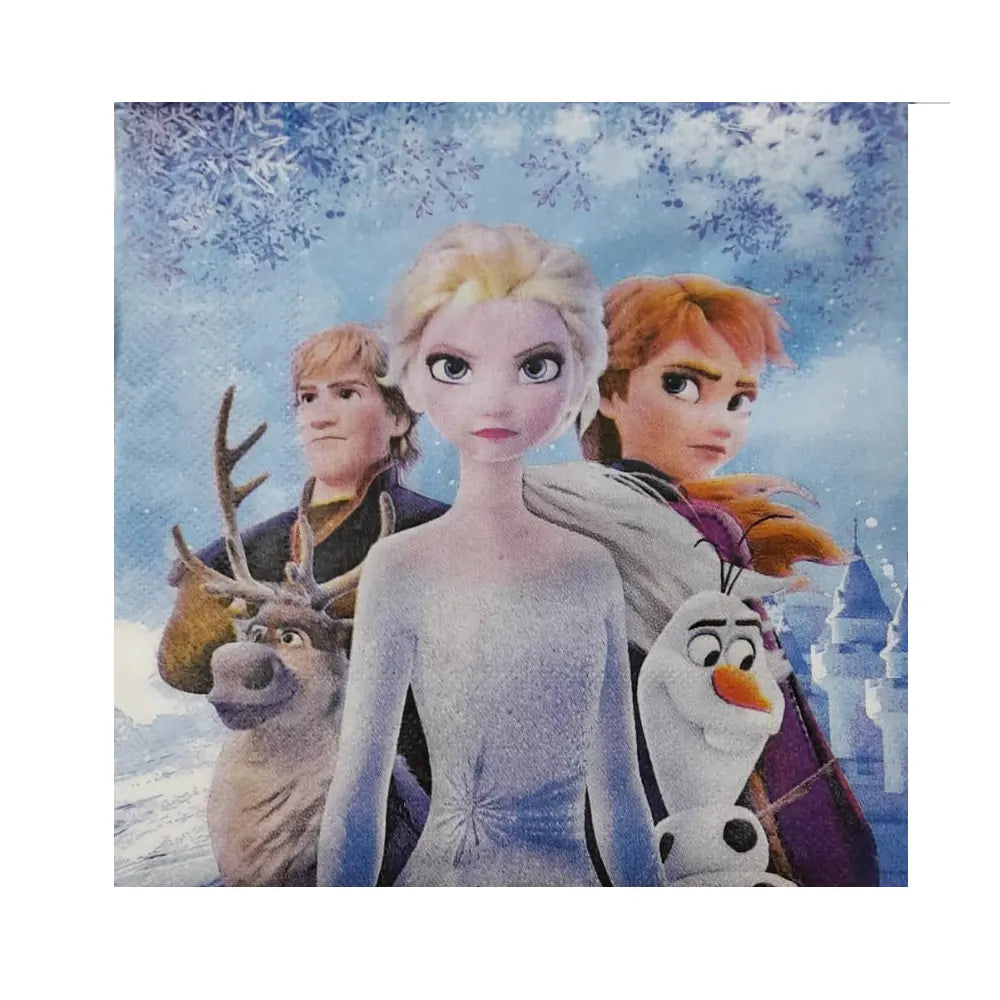 Pack de 20 Serviettes en Papier – Frozen