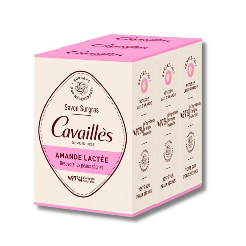 Rogé Cavaillès Ultra-Rich Milk Almond Soap – Trio 200g