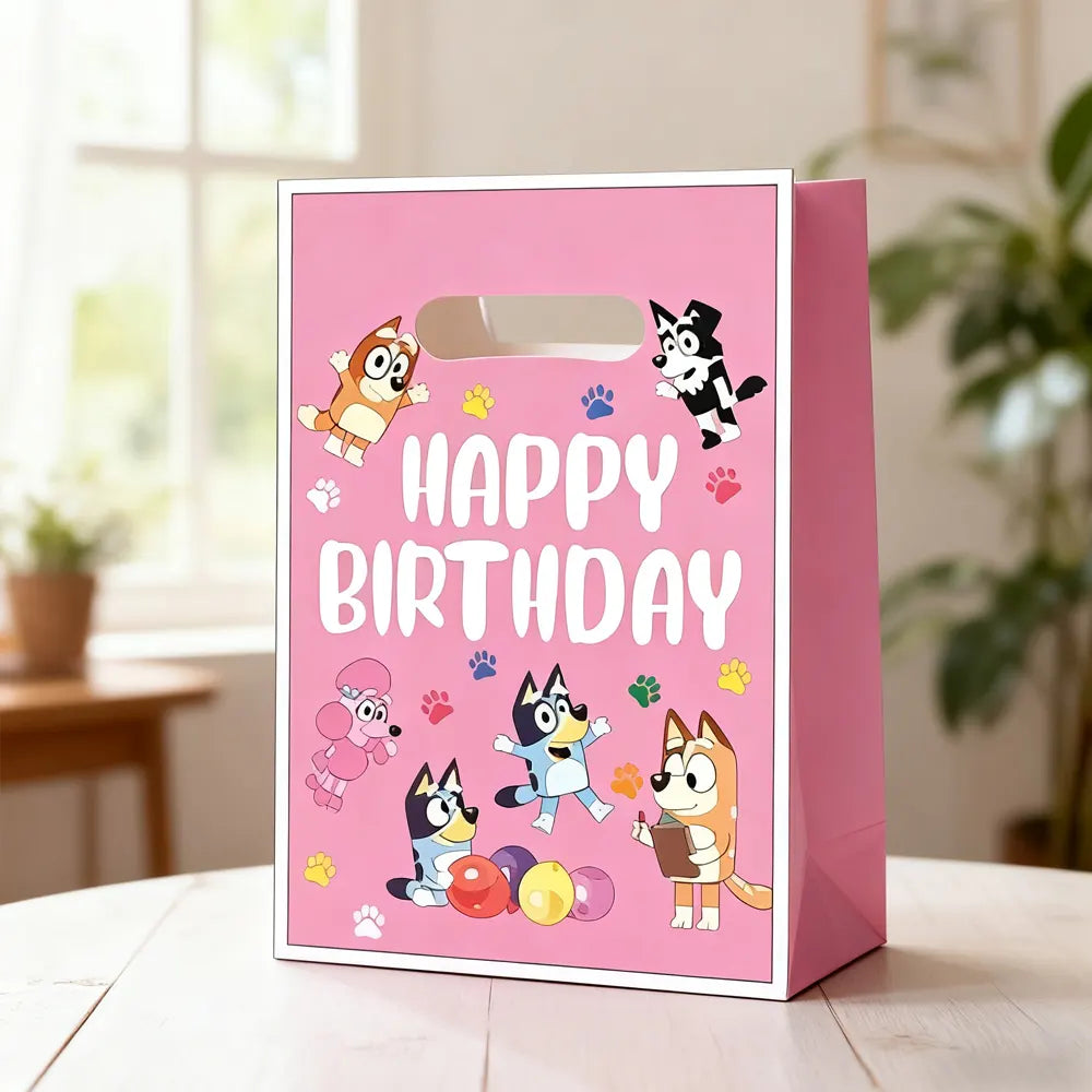 Pink and Blue Gift Bags – 10 Pieces