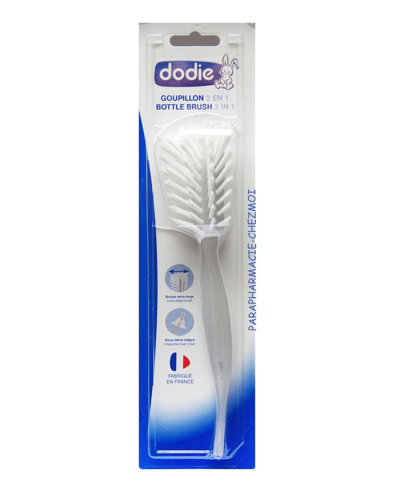 Dodie Grey 2in1 Bottle Brush