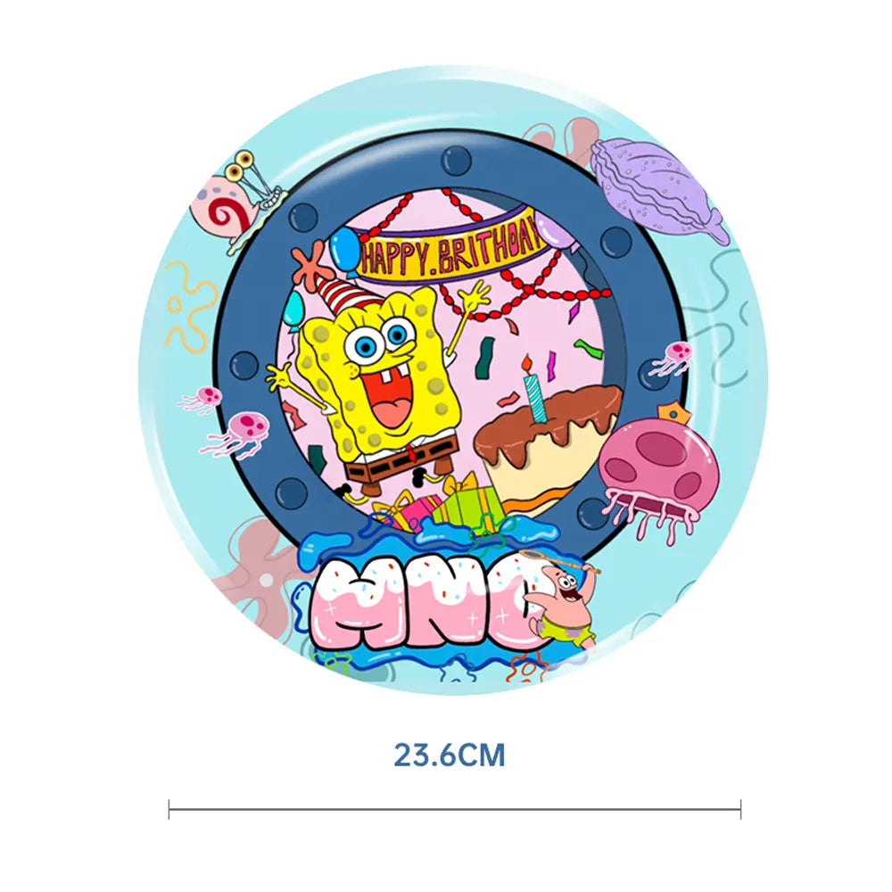Pack de Cumpleaños 51 Piezas - Bob Esponja