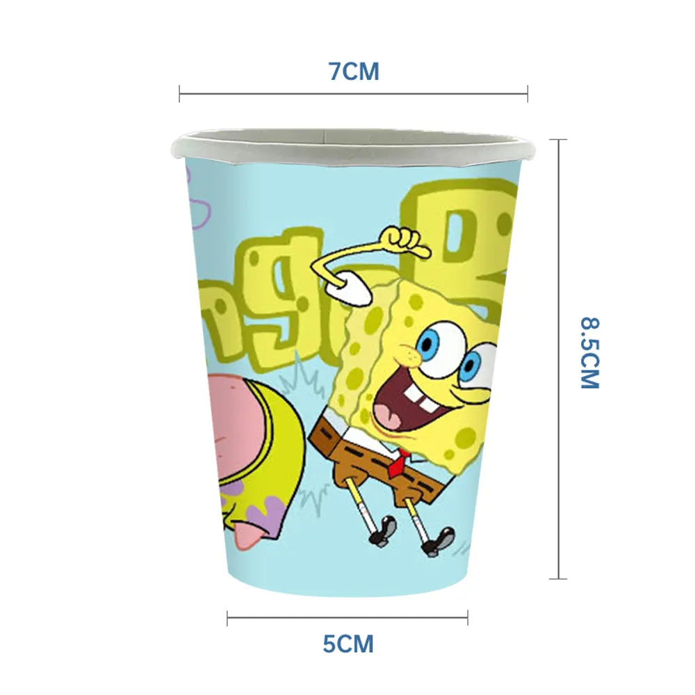 Pack de Cumpleaños 51 Piezas - Bob Esponja