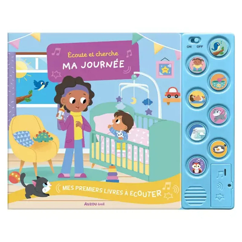 Auzou Mis primeros libros para escuchar - Buscar y encontrar sonido