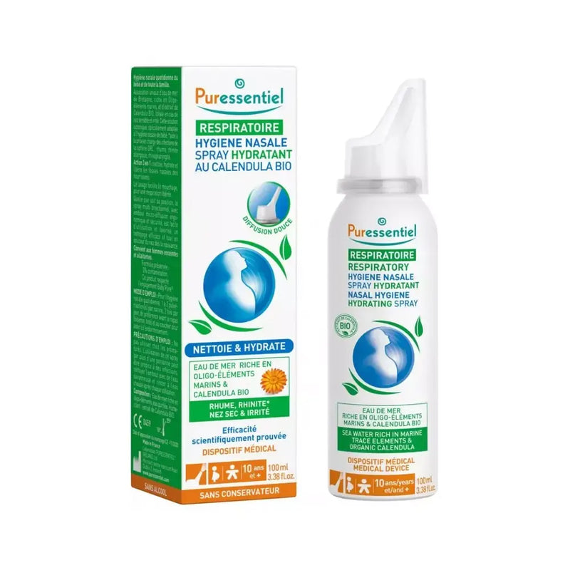 Puressentiel Respiratory Moisturizing Spray with Organic Calendula - 100ml