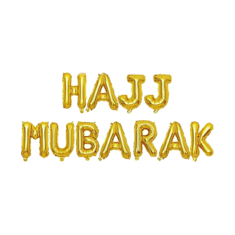 Hajj Foil Balloon Set – 13 pieces