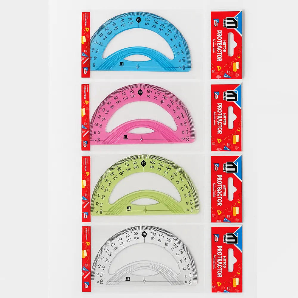 M.School Plastic Protractor – 180°