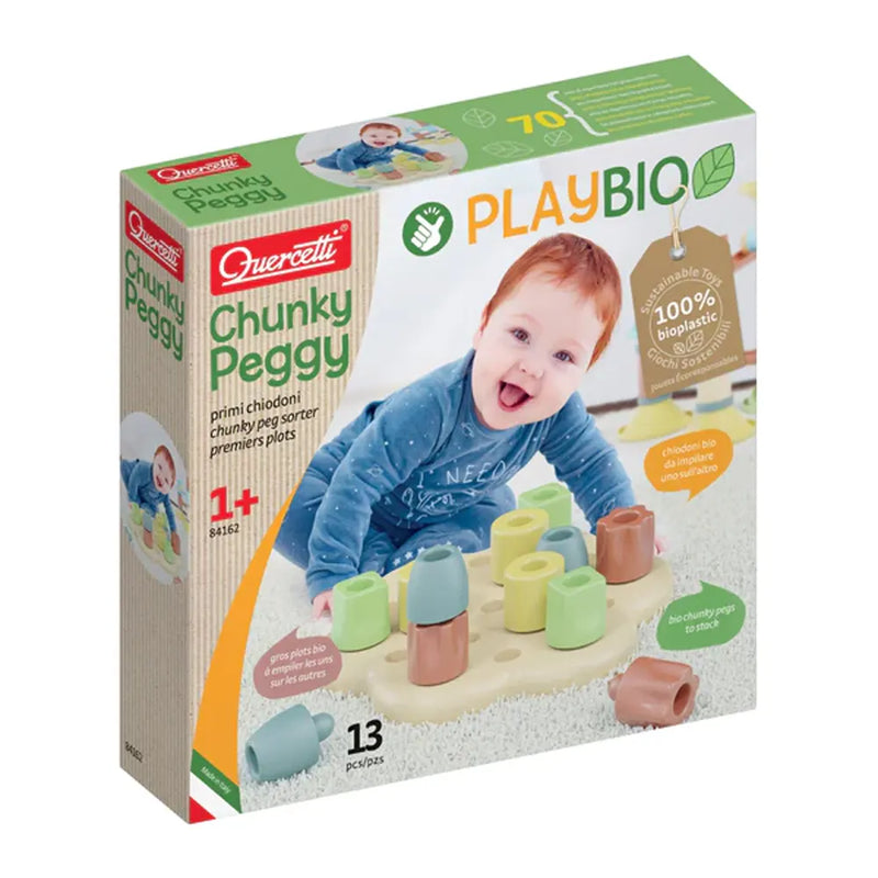 Quercetti Chunky Peggy Motor Skills Game - 12M+