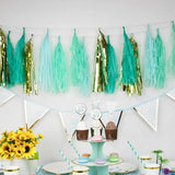 Blue Pom-Pom Garland – 200 cm