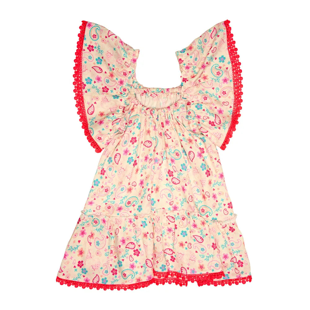 Maïcha Miyu Dress with Sleeves - Asian Print
