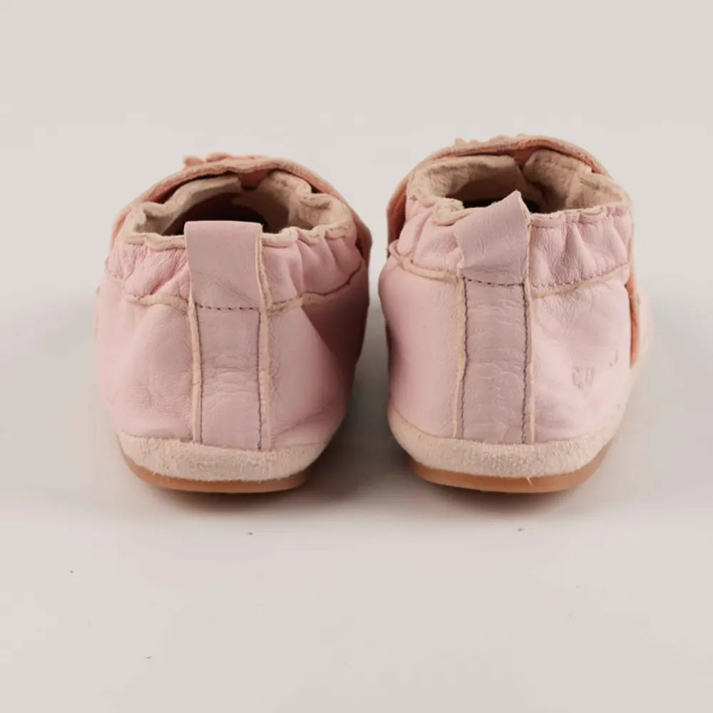 Cuteshez Leather Baby Slippers – Pink Flower