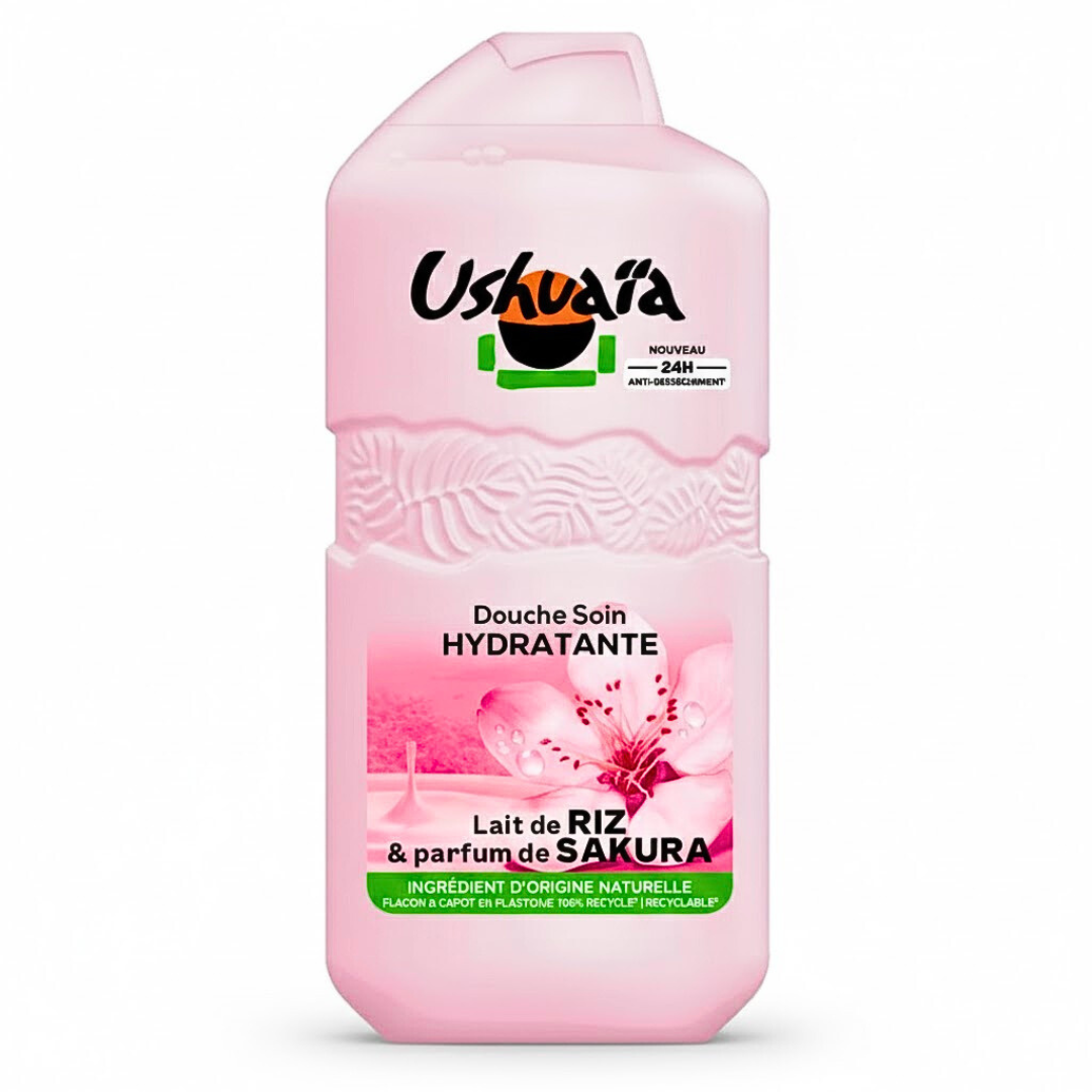 Ushuaïa Moisturizing Care Shower Gel Rice Milk & Sakura 280ml