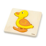 Viga Toys Puzzle de Blocs en Bois - Canard