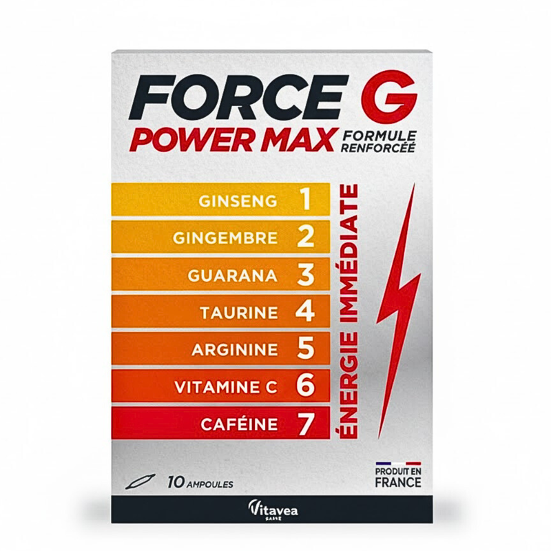 Vitavea Force G Power Max – Ampoules 10 × 10 ml