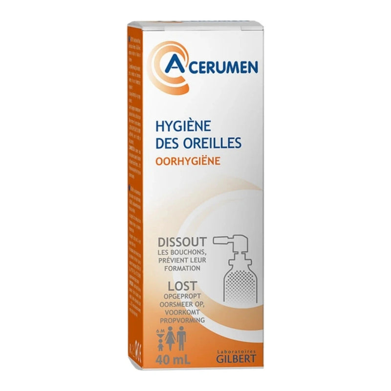 ACERUMEN Spray - Formule colorée Hygiène des oreilles 40ml
