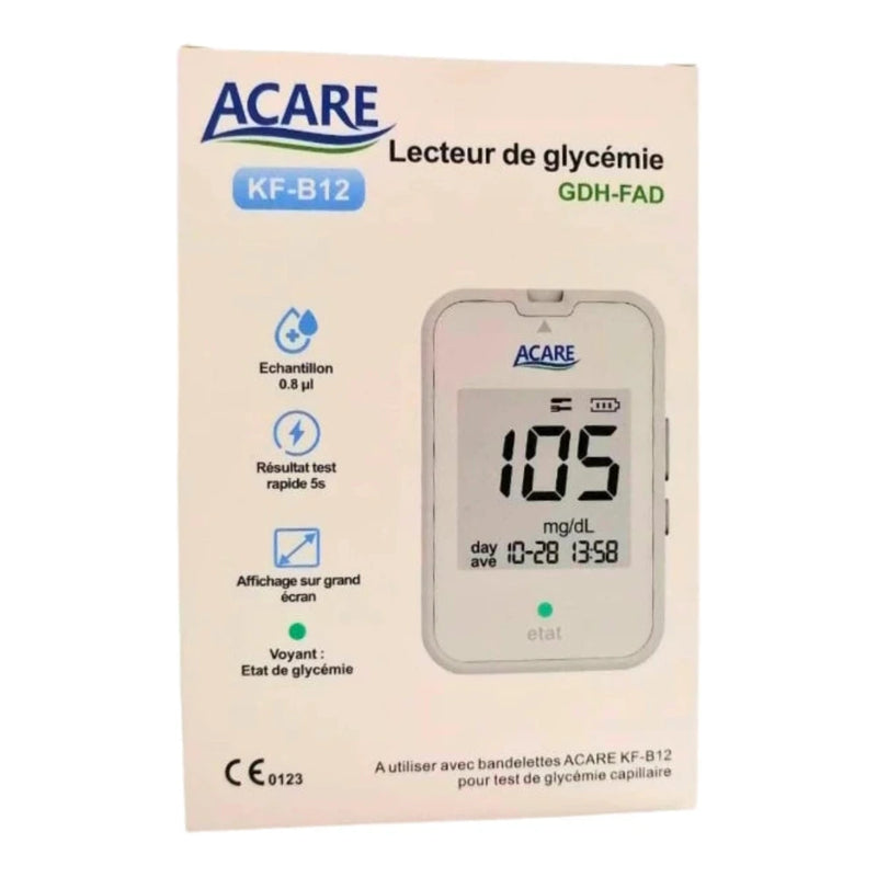 Medidor de glucosa en sangre Acare