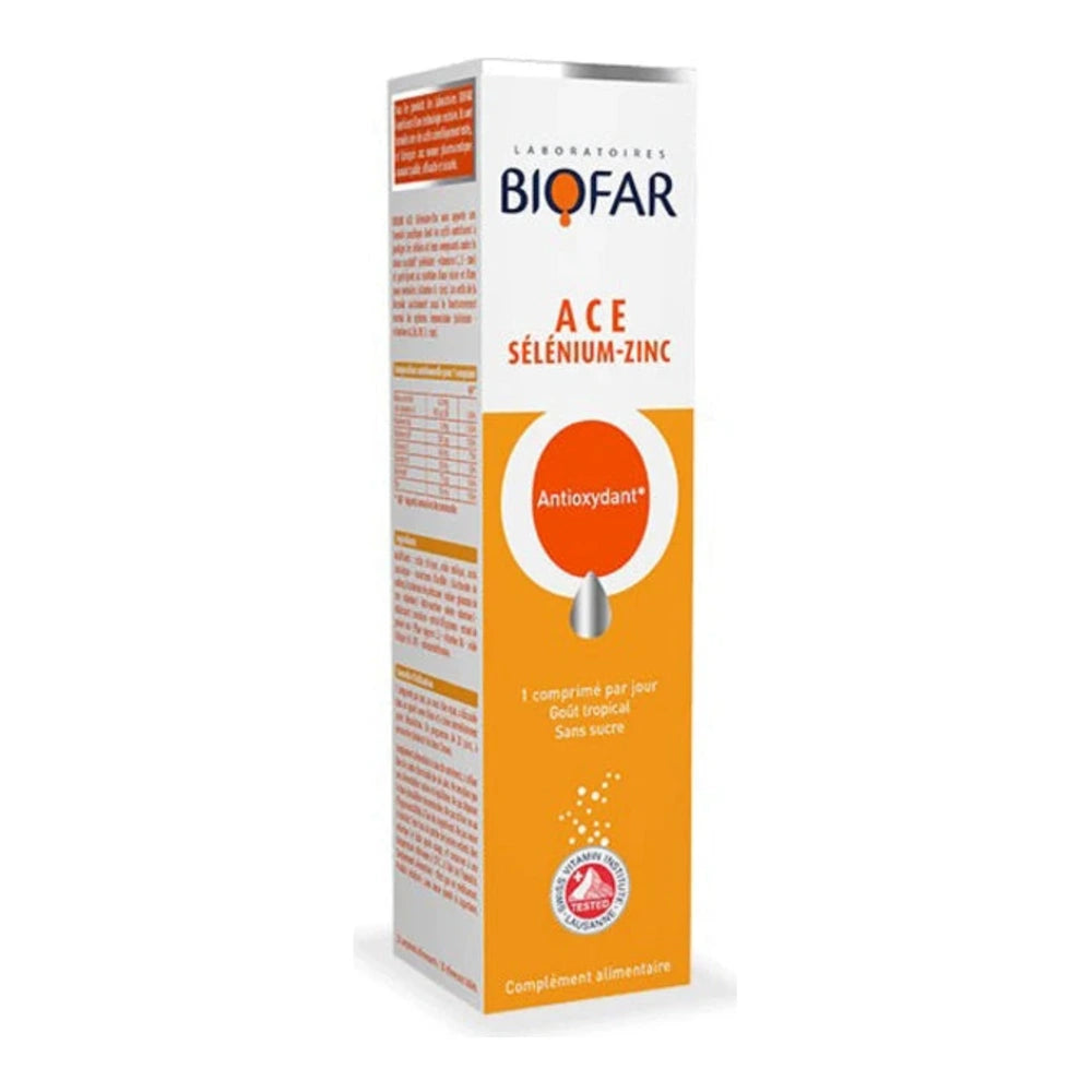 Biofar Ace Sélénium-Zinc – boîte de 20