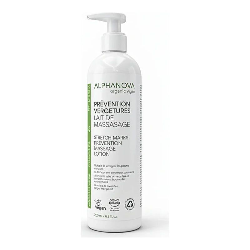 Alphanova Leche de Masaje para Prevención de Estrías 400ml