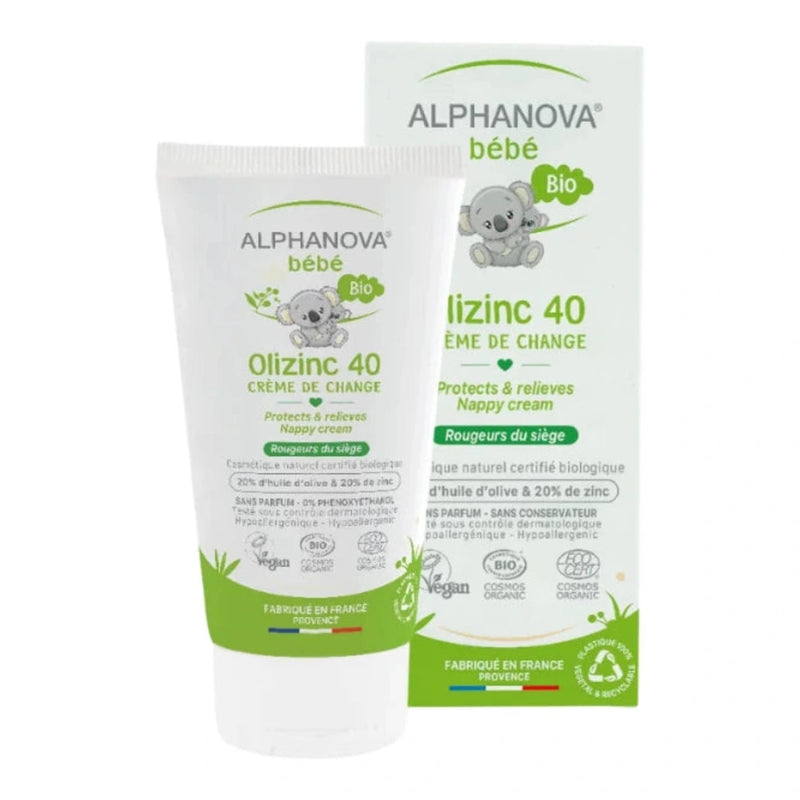 Alphanova Olizinc Crema de Pañal para Bebé 50 g