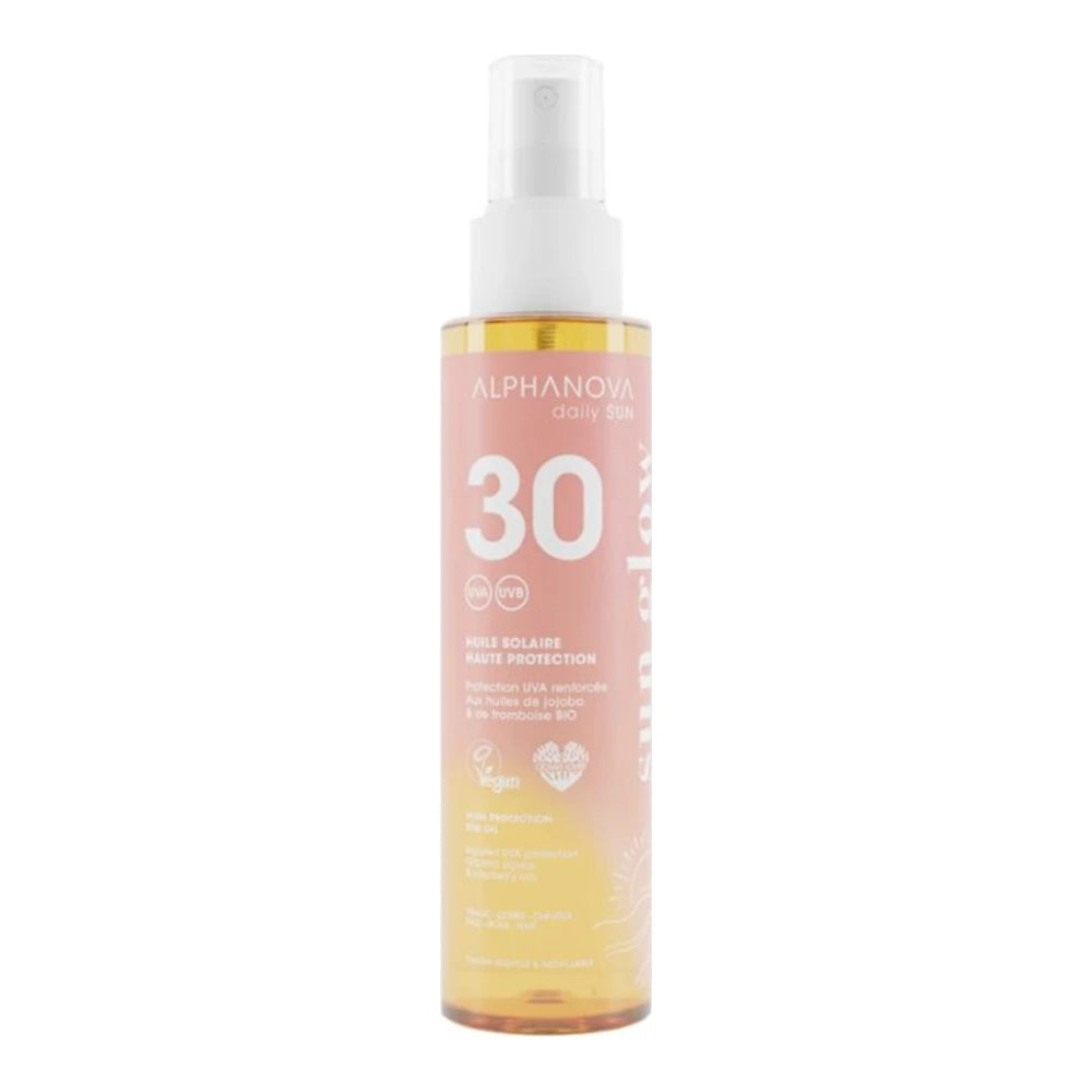 Alphanova Sun Glow Huile Solaire SPF30 – 125 ml