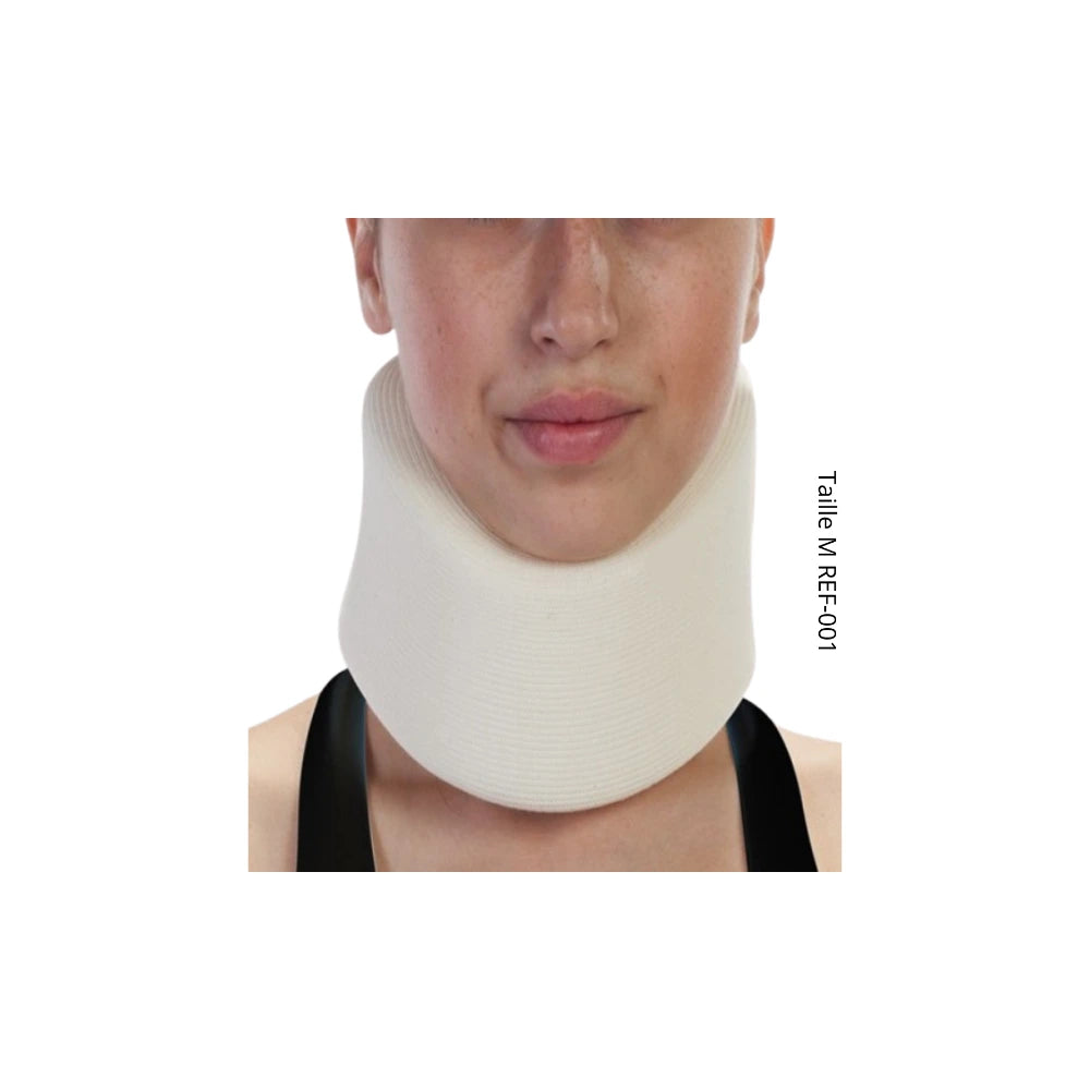 Collier cervical en mousse blanc ANNAFIX taille Medium REF-001