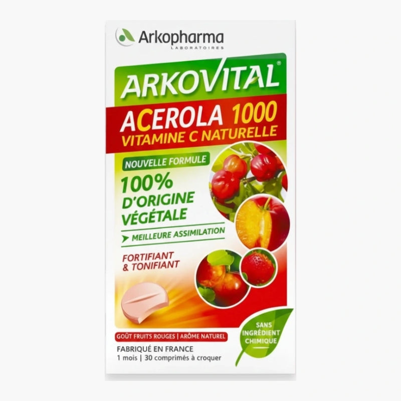 Arkopharma Arkovital Acerola 1000 – 30 Chewable Tablets