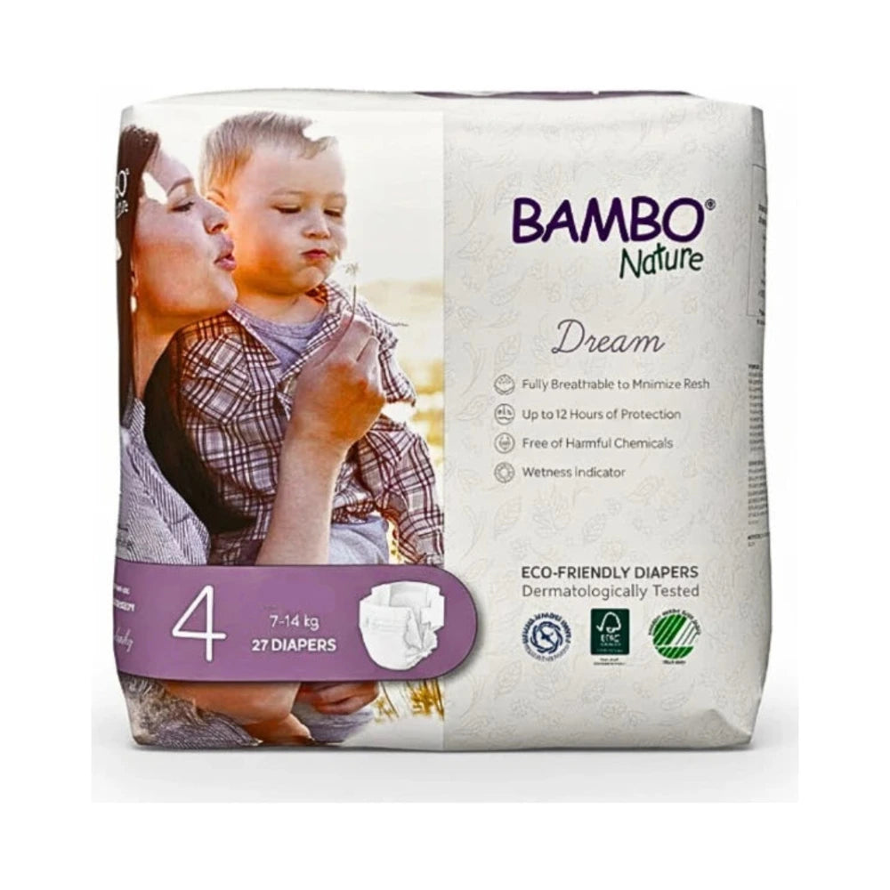 Paquet de couches Bambo Nature Dream taille 4, 7-14 kg