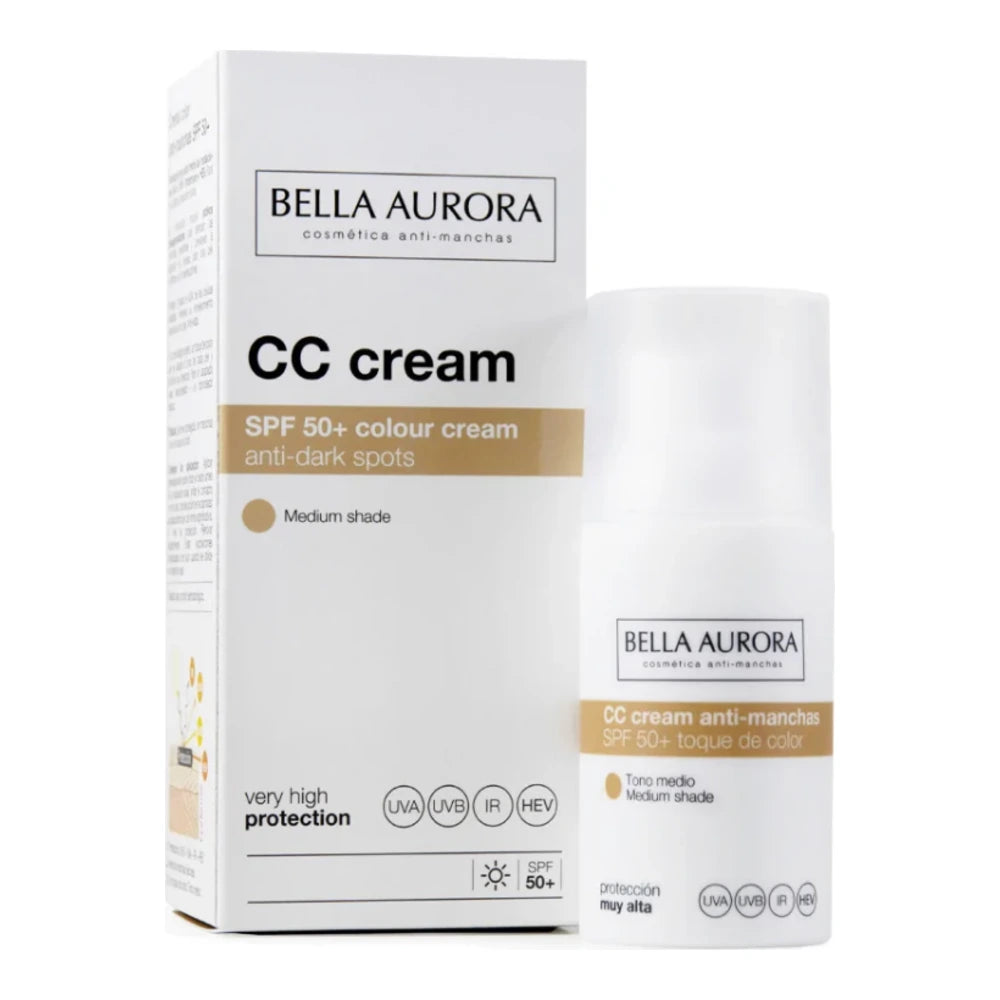 Bella aurora CC creme medium spf50+ 30ml