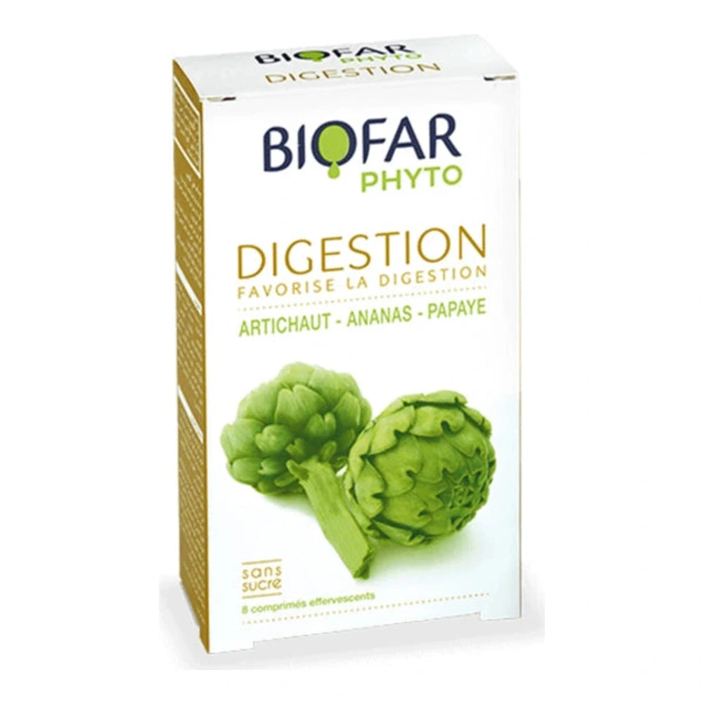 Biofar Digestion boîte de 8 capsules – emballage, vue de face