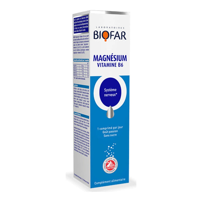 Biofar Magnesium B6+B2 20 Capsules – Fatigue and Stress