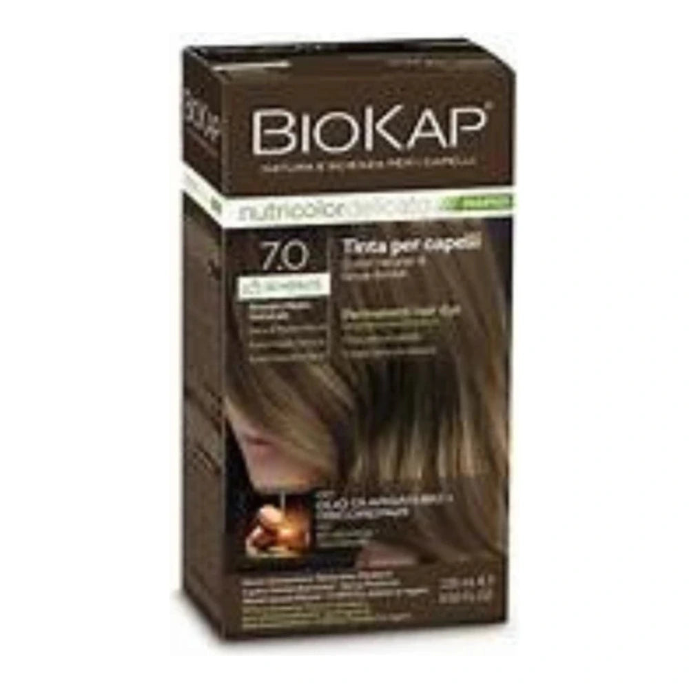 Biokap Delicato 7.0 Blond Moyen Naturel – boîte de coloration