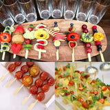 Paquete de 100 Brochetas de Bambú - Formato Grande