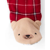 Grenouillère en Polaire Tartan Bébé Garçon Carter's - Rouge