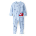 Grenouillère en Polaire Camion de Pompiers Bébé Garçon Carter's - Bleu