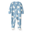 Grenouillère en Polaire Ours Polaire Bébé Garçon Carter's - Bleu