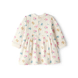 Robe Fleurie à Manches Longues Bébé Fille Carter's - Ivoire