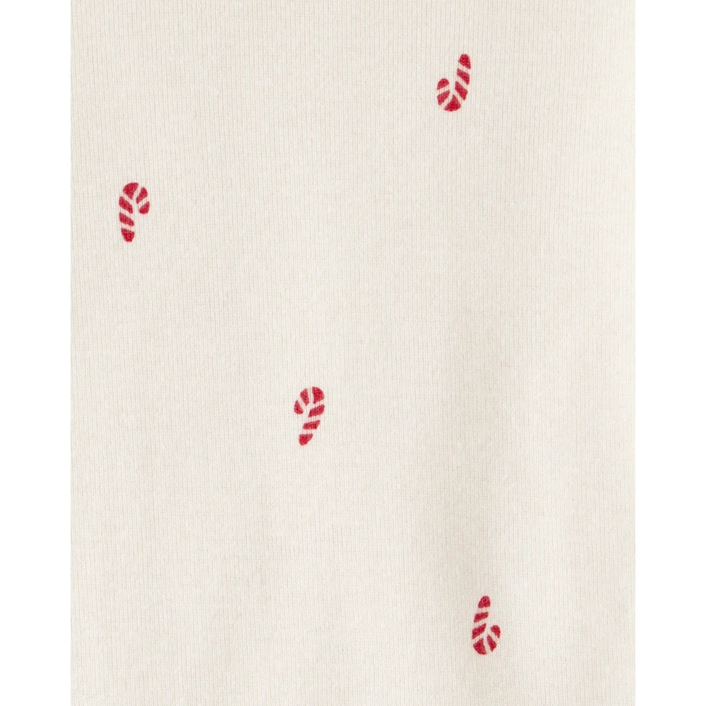 Lot de 4 Bodies à Manches Longues Motifs de Noël Bébé Garçon Carter's - Blanc & Vert