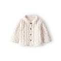 Cardigan Matelassé Fleuri Bébé Fille Carter's - Crème