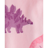 Grenouillère DreamPlush Dinosaure Bébé Fille Carter's - Rose
