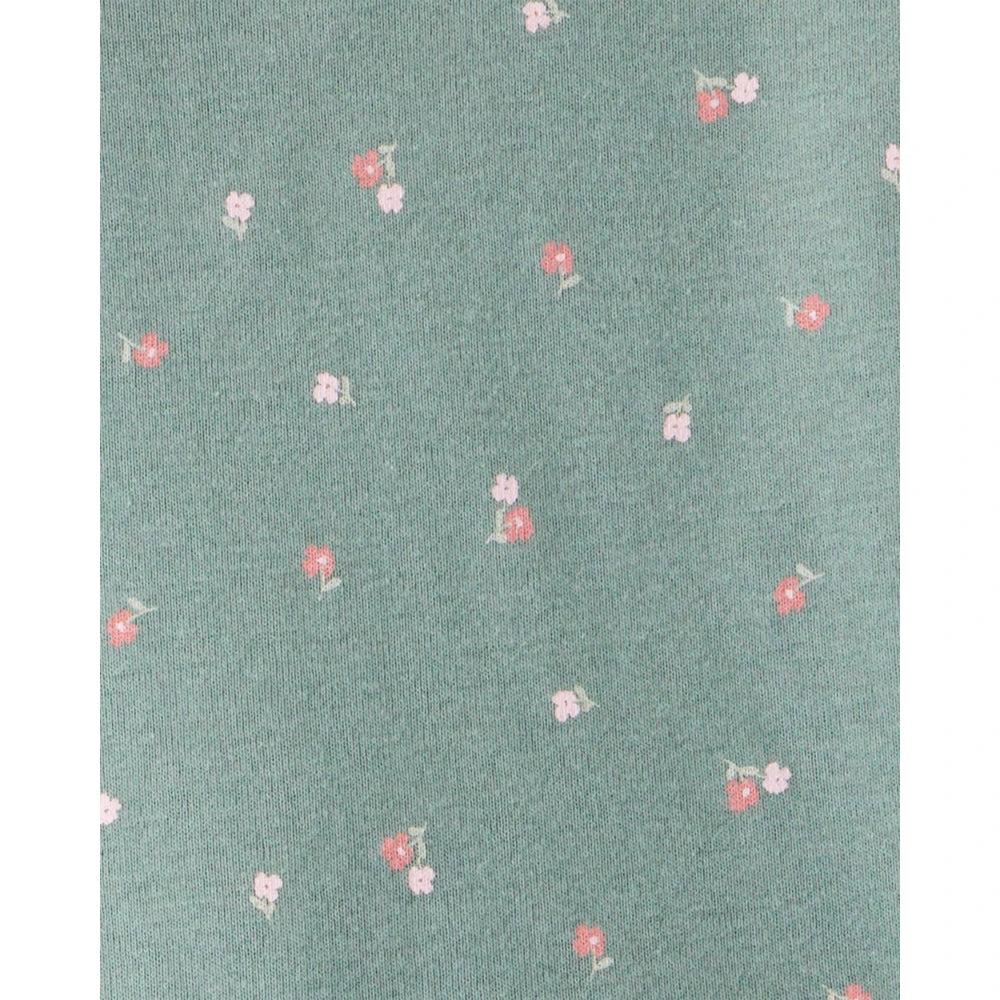 Lot de 5 Bodies à Manches Courtes Hiboux & Fleurs Bébé Fille Carter's - Multi